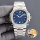High Quality Replica Patek Philippe Nautilus Watch Brown Face Stainless Steel Band Diamonds Bezel 40mm (1)_th.jpg